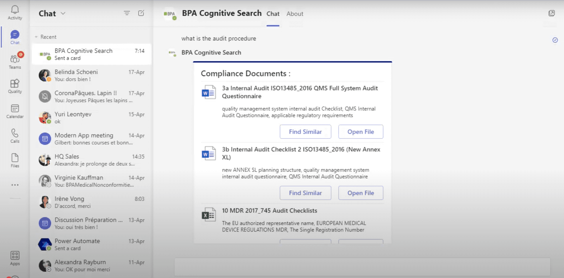 BPA Cognitive Search